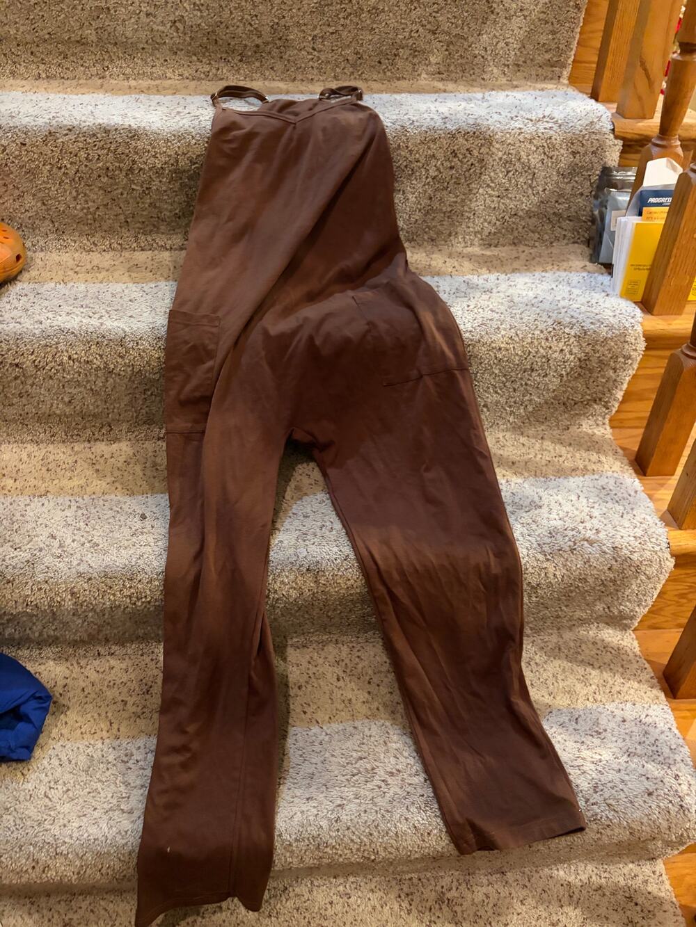 Youth xl 14-16 brown jumpsuit pants